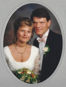 Bryllupsbillede fra 1996