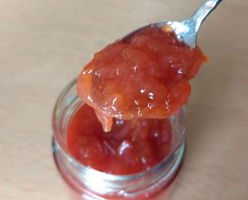 En skefuld blommechutney