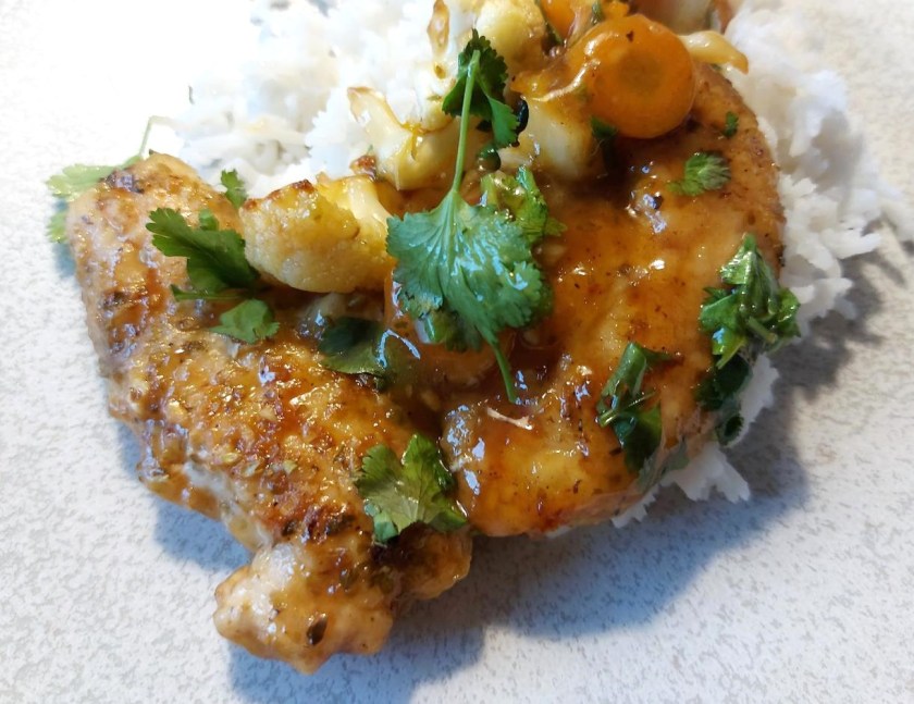 Ret med kylling, honning og hvidløg