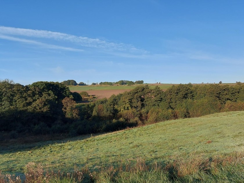 Udsigt på en kold og klar morgen
