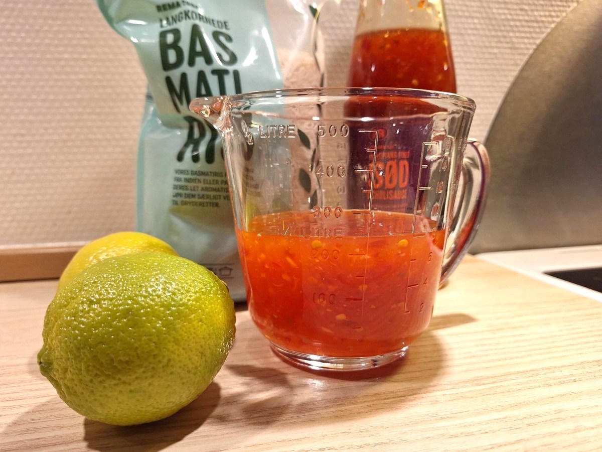 Hverdagskylling i sød chili med lime og&nbsp;ingefær