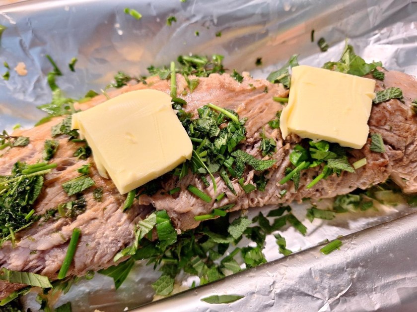 Mørbrad klar til ovnen