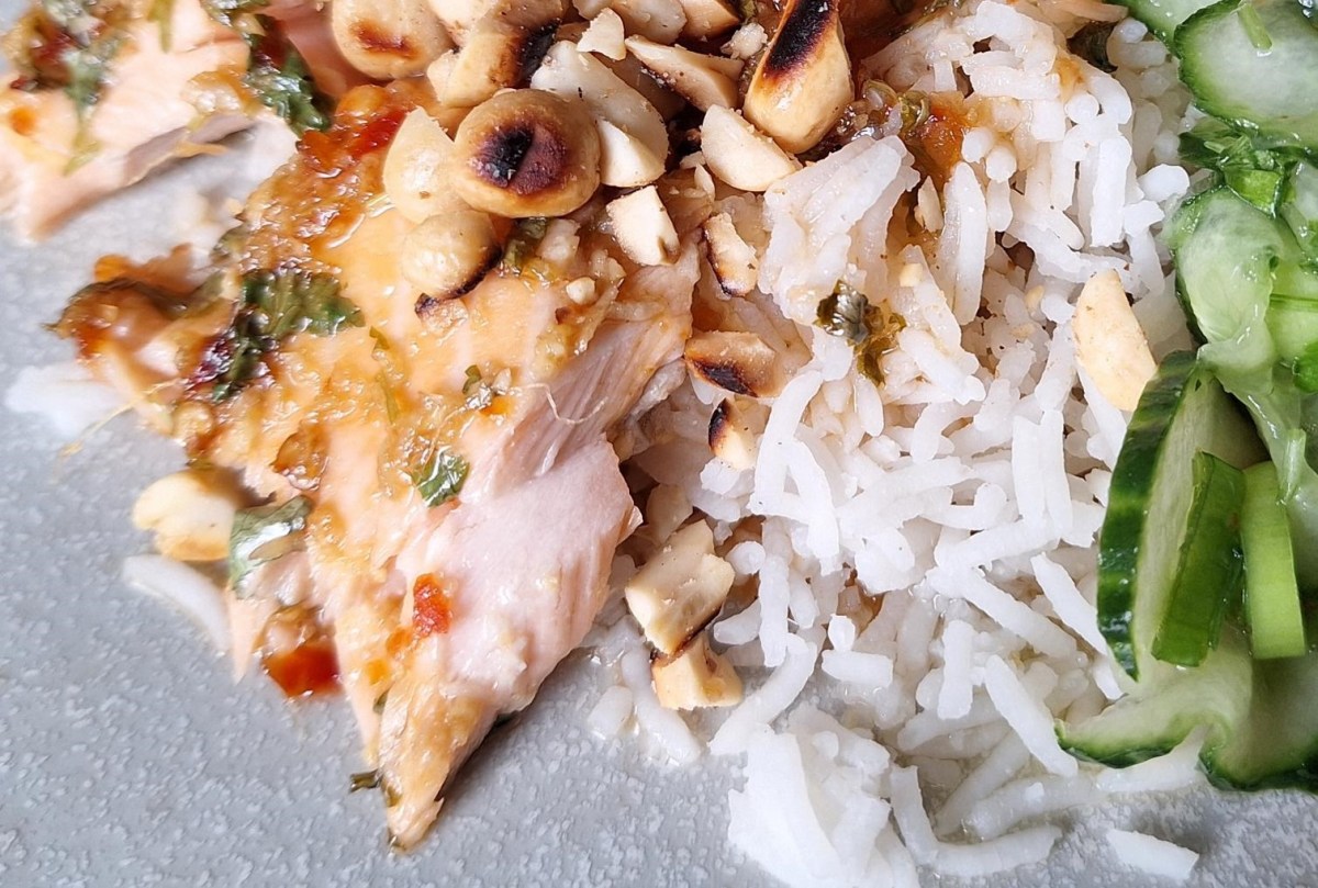 Laks i ovn med krydret lime og&nbsp;koriander