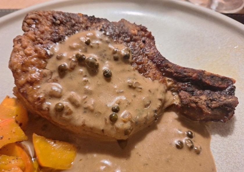 Kotelet med pebersovs