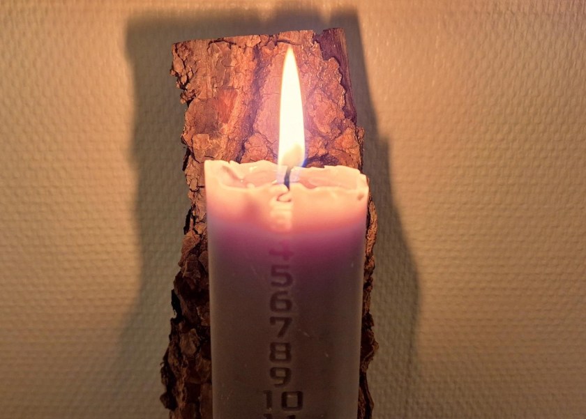 Nærbillede af lyset