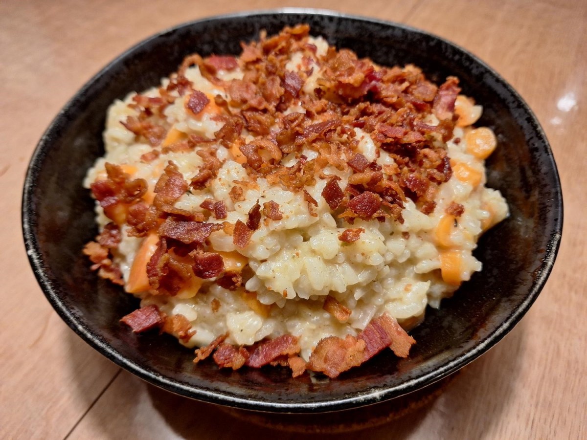 Cremet risotto med&nbsp;gulerod