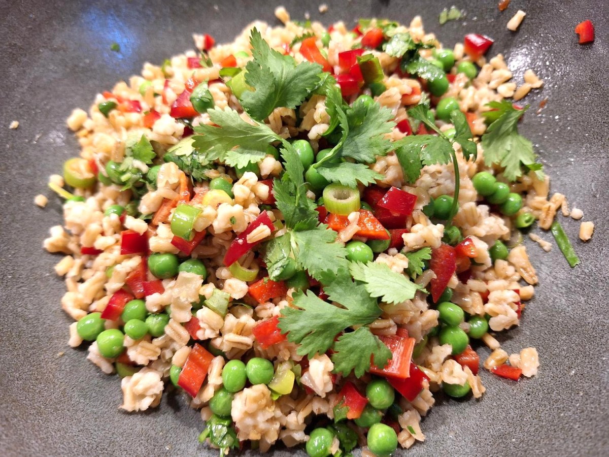 Spicy og mættende salat med&nbsp;havreris