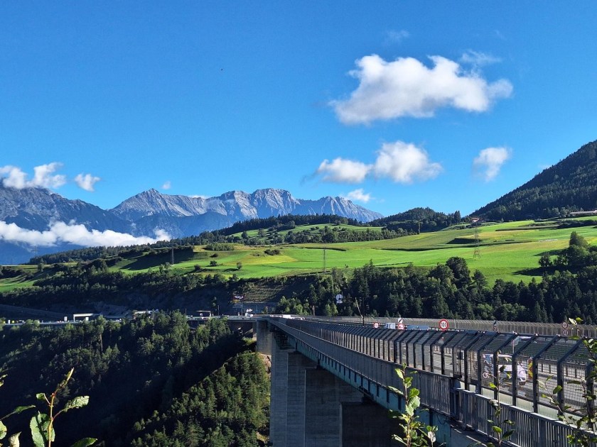 Udsigt over Europabrücke