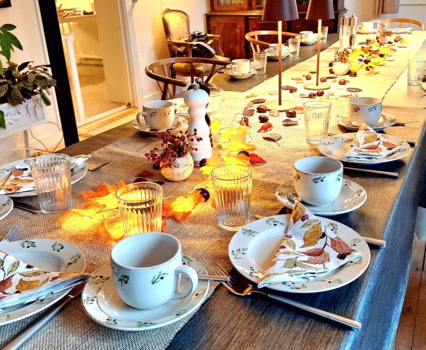 Bordpynt til efterårsbrunch