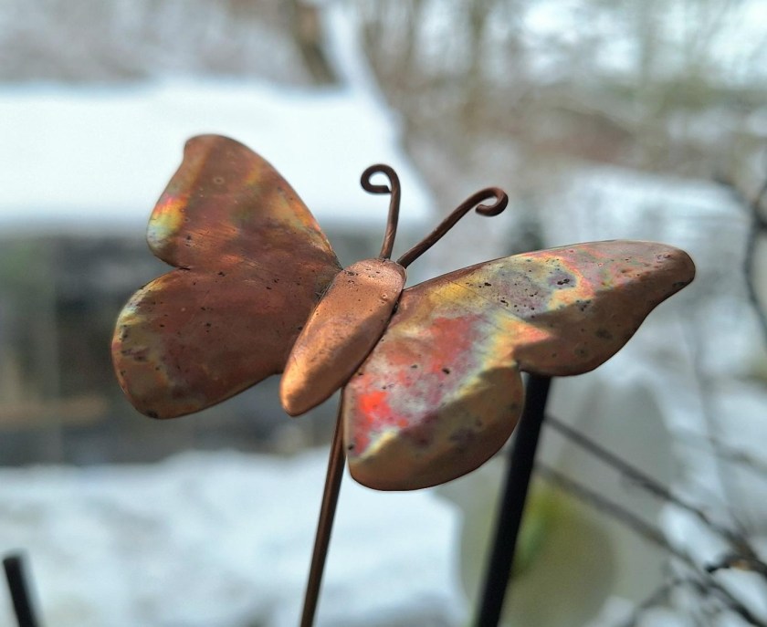 Sommerfugl af kobber