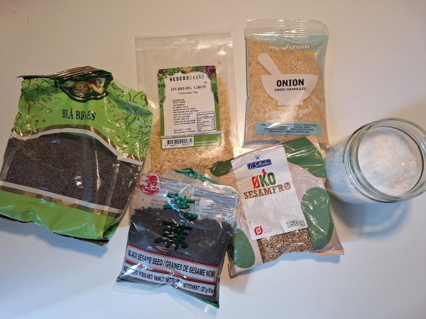 Ingredienser til Everything Bagel