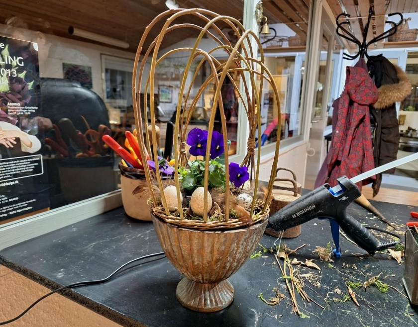 Pilepavillon i krukke