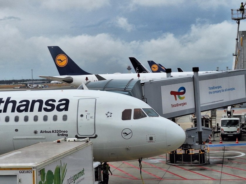 I Frankfurt lufthavn